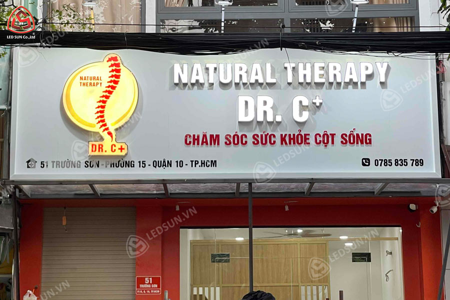 bảng hiệu alu chữ inox