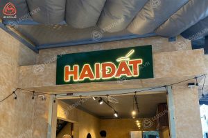 Led Sun thi công bảng hiệu alu chữ mica ở quận 4