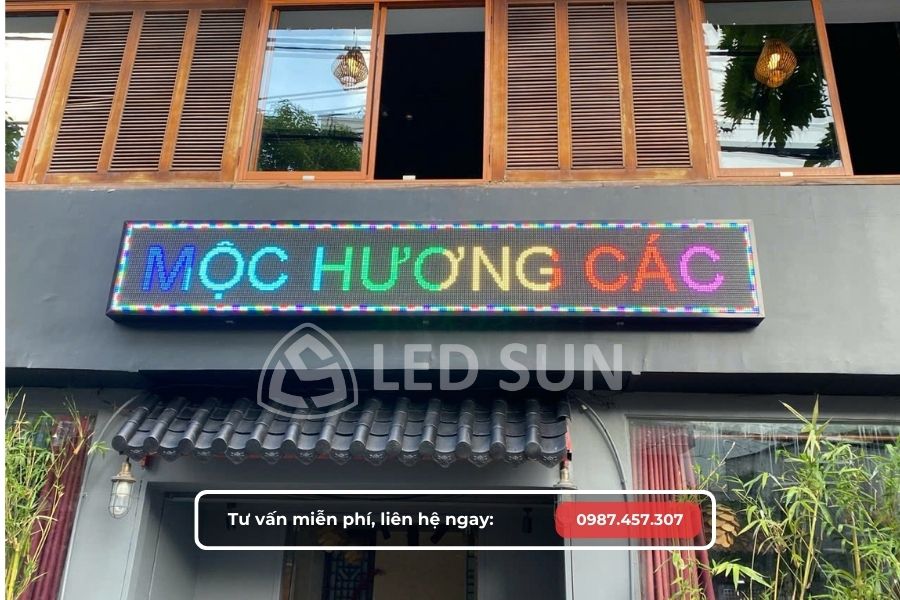 Bảng hiệu LED sang trọng tại phổ biến tại Bình Dương