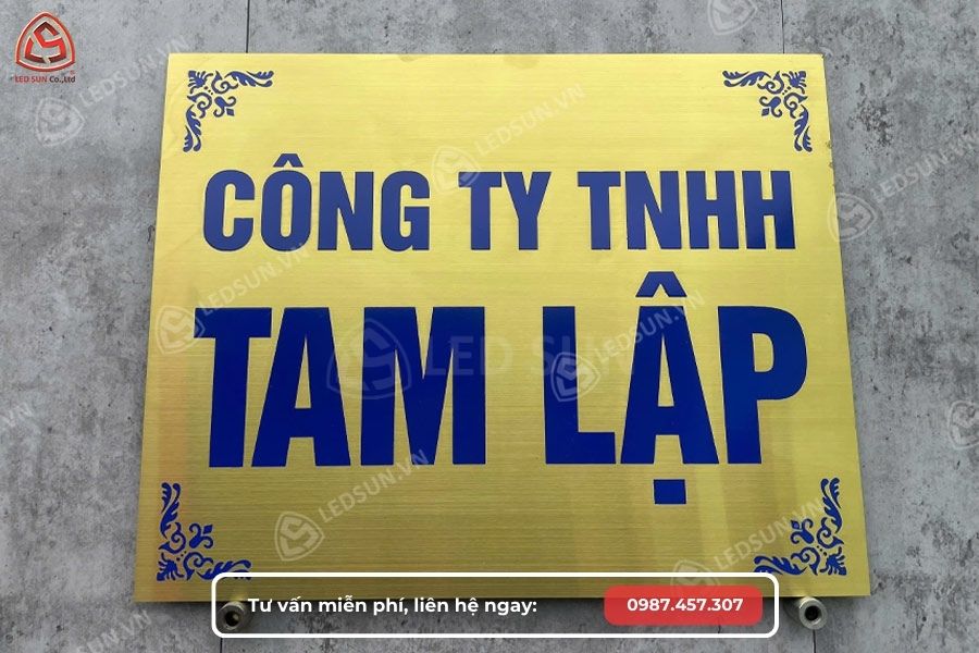 làm bảng tên công ty tphcm