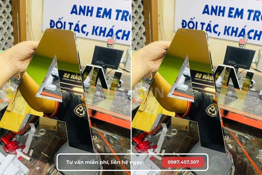 gia công chữ inox quận bình thạnh