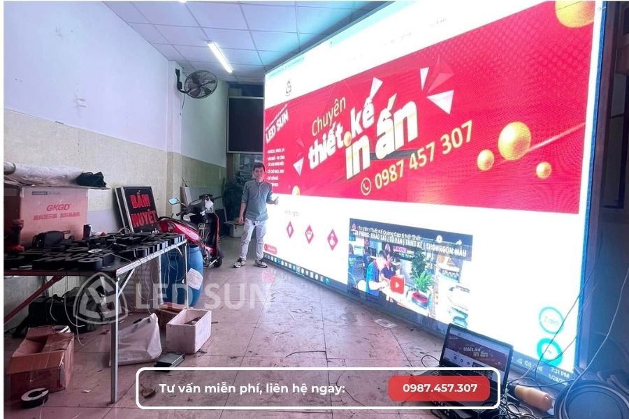 thi công màn hình led quận 7