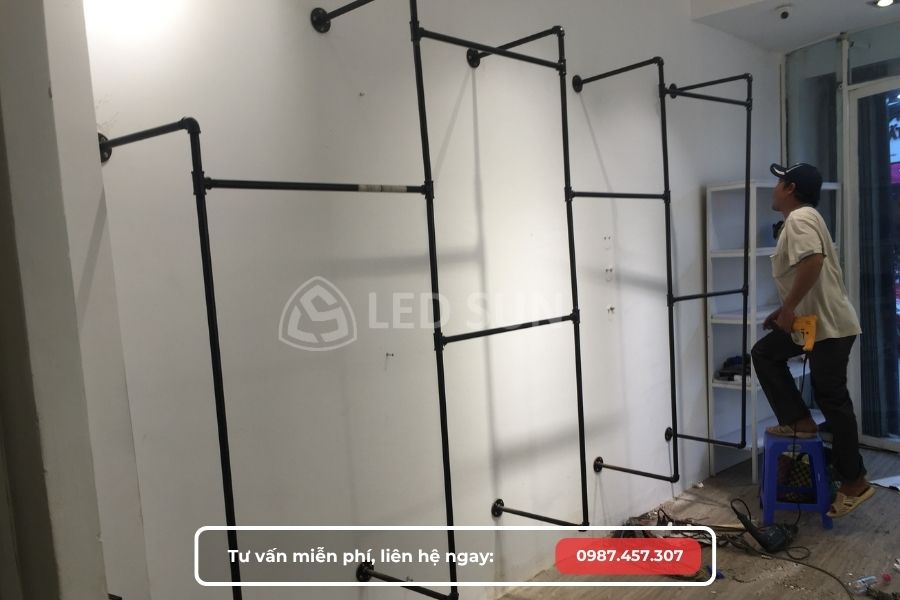 thi công shop quần áo