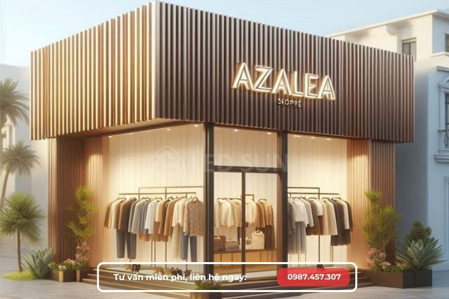 bảng hiệu shop quần áo