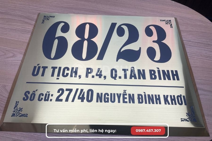 làm biển số nhà quận 10