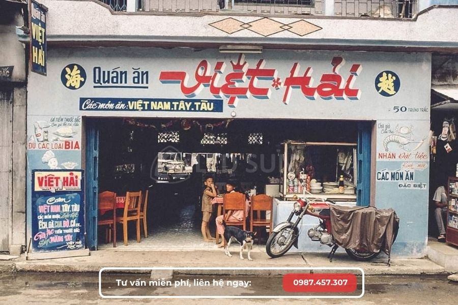 bảng hiệu phong cách xưa cũ