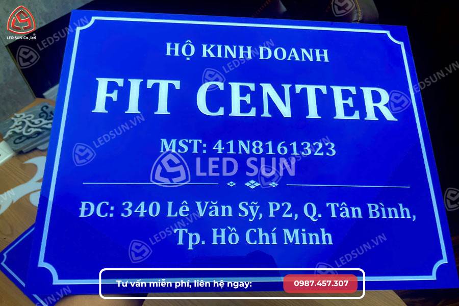 Bảng tên công ty Mica tại Phường Tân Sơn Hòa (Phường 2 cũ)