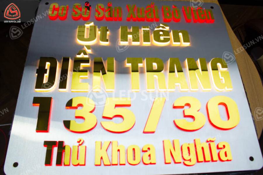 Dịch vụ làm biển số nhà quận Tân Bình bền đẹp