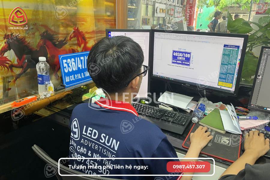 Bản vẽ thiết kế làm biển số nhà Phú Nhuận