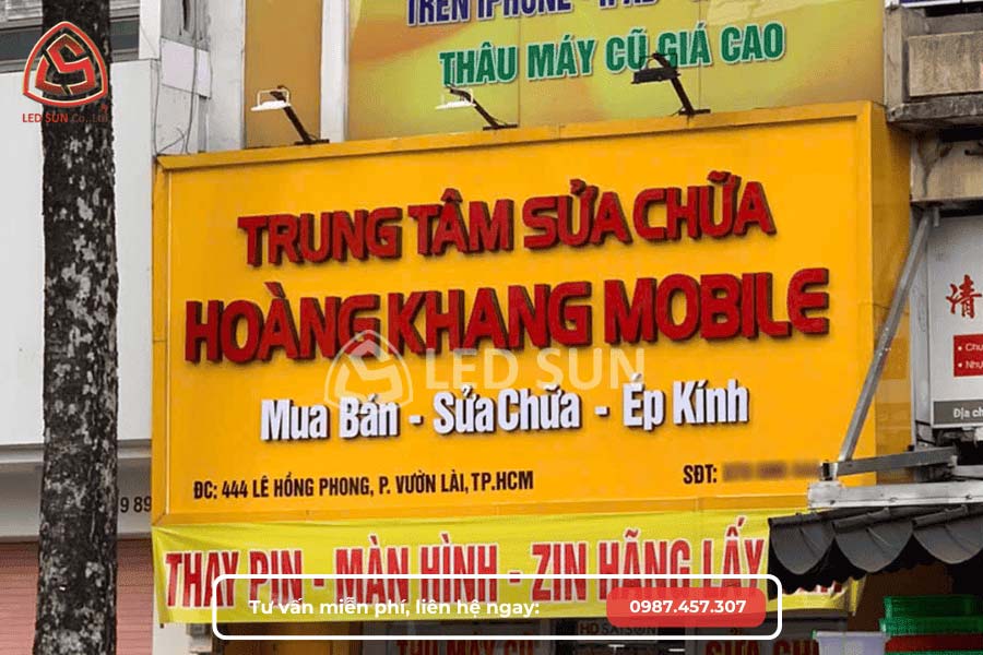 Làm bảng hiệu Bình Chánh