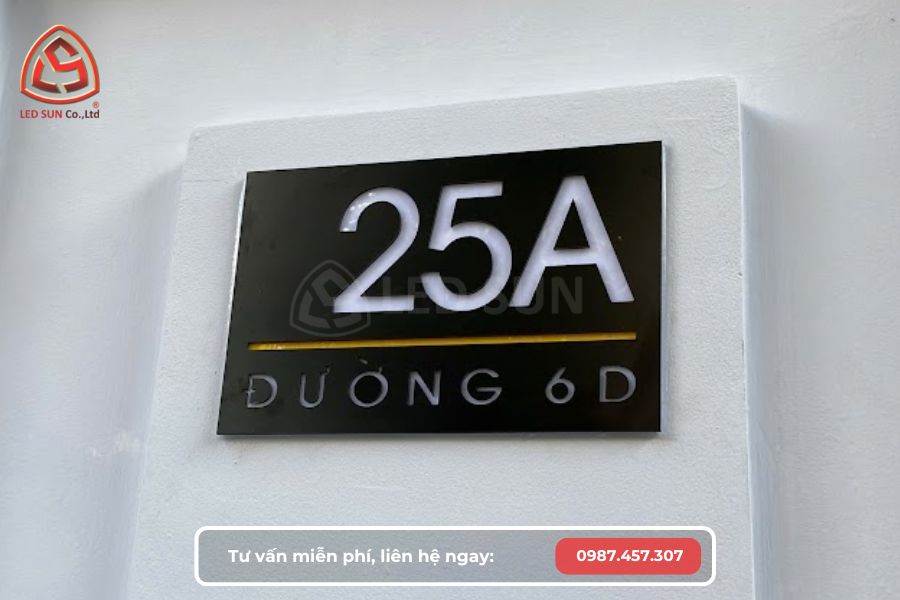 Dịch vụ làm biển số nhà quận 12