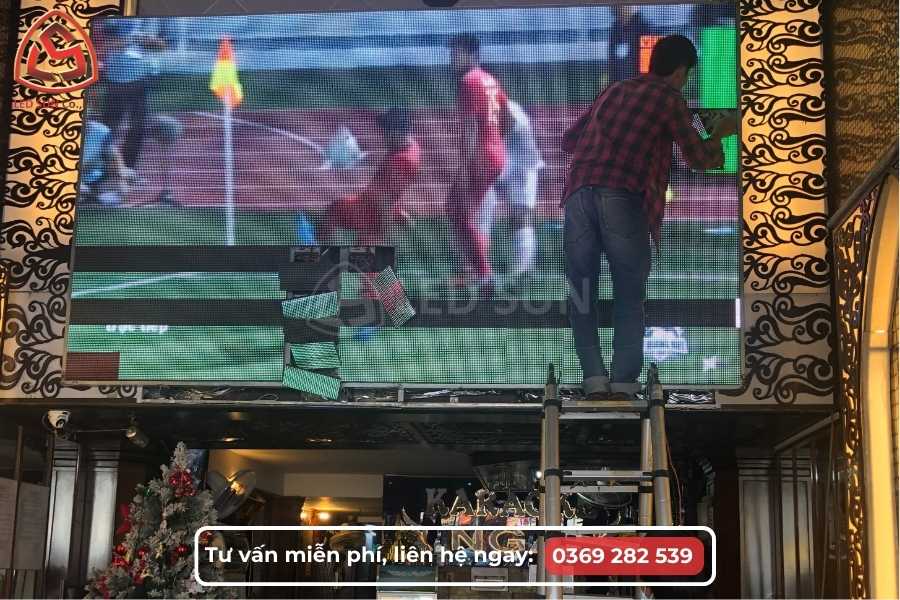 màn hình led dùng để xem thể thao với màn hình sắc nét, sống động